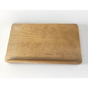 Vintage Wood Rotating Guest Book Bible Turntable Stand Swivel Taiwan Teak Oak